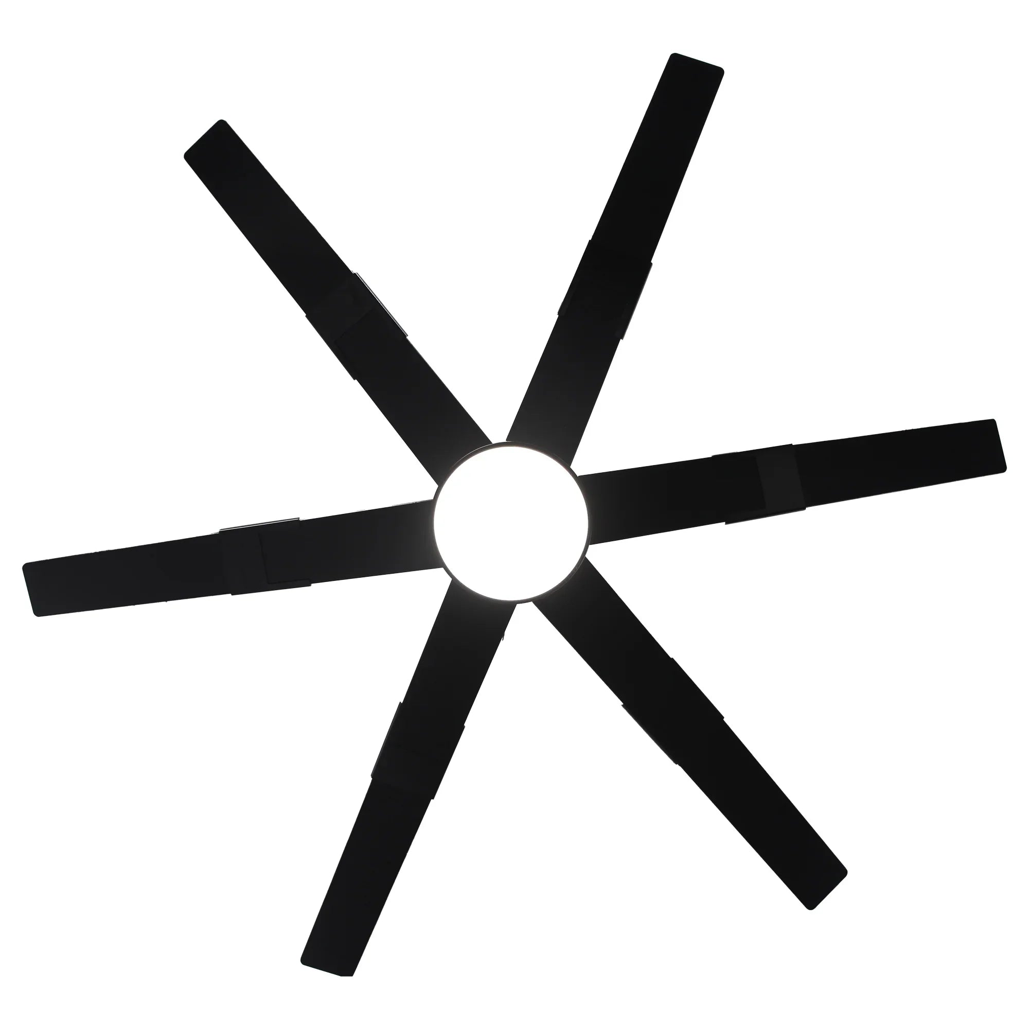Vaczon 60 Inch Industrial Double-sided Blades LED Ceiling Fan with APP & Remote Control