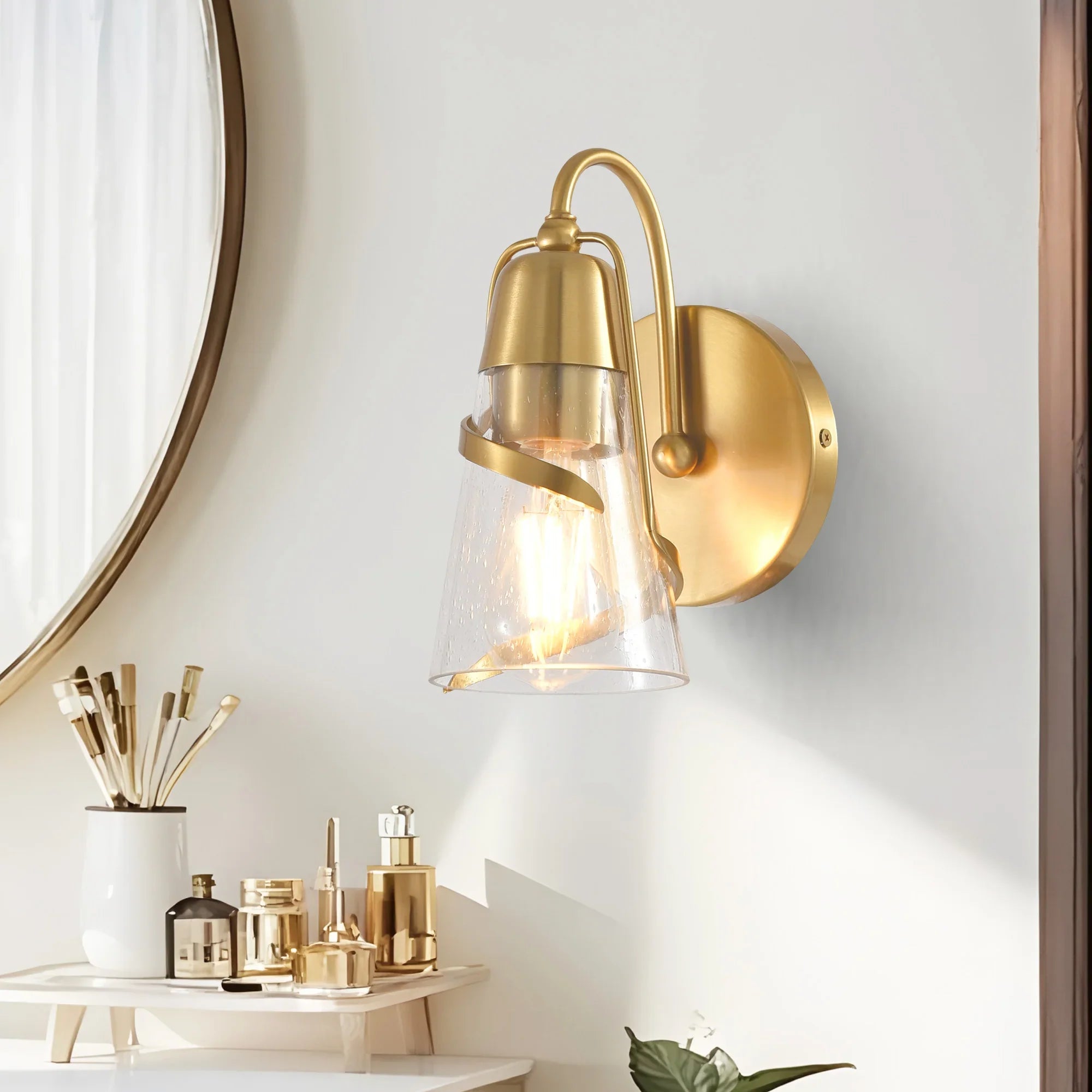 6 Inch Ethel 1-Light Mirror Vanity Light