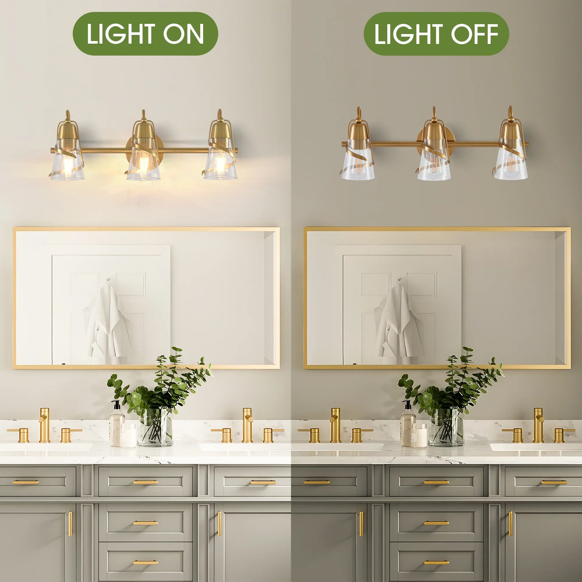 24 Inch Payne 3-Light Mirror Vanity Light