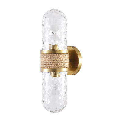 Zora 2-Light Golden Wall Sconce Lighting