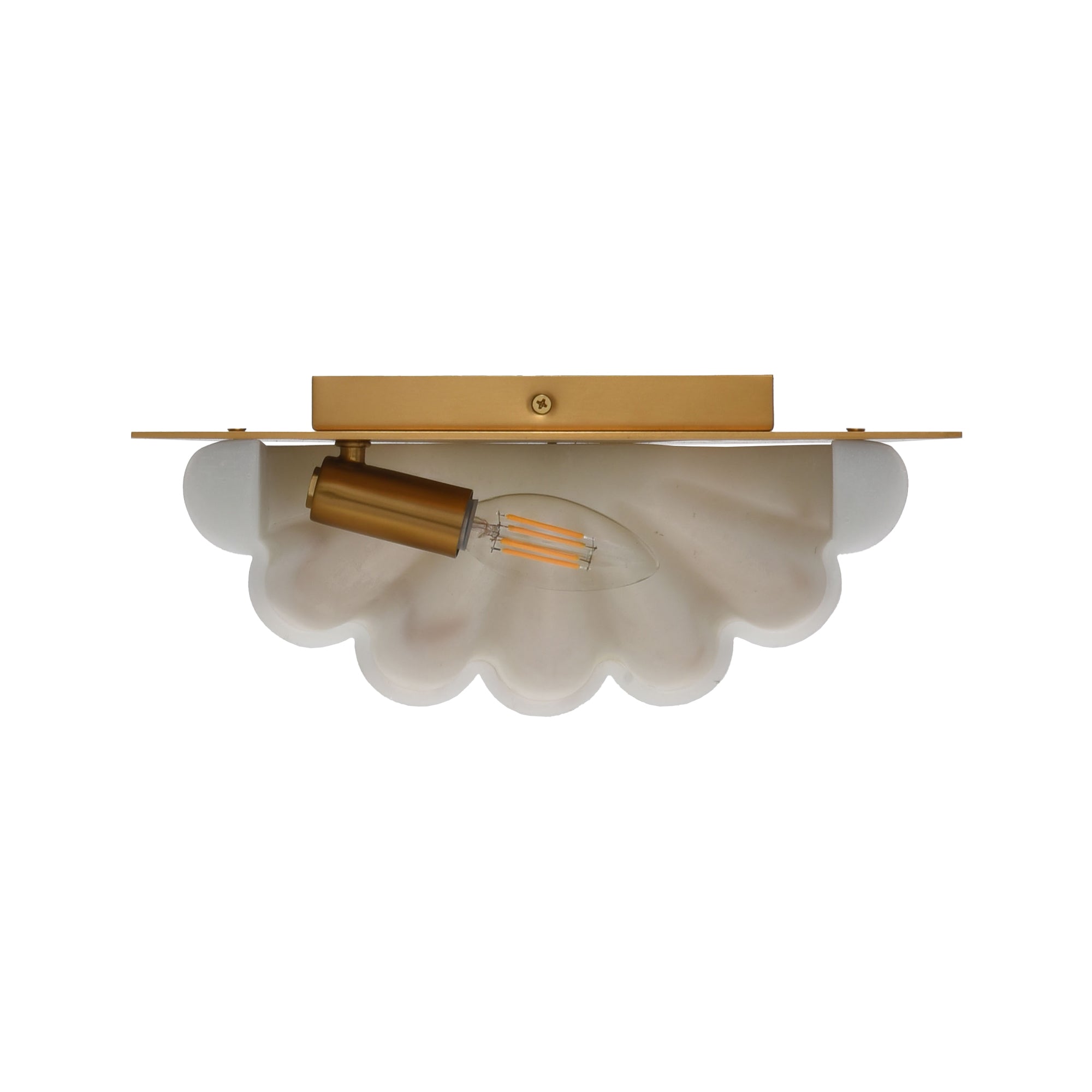 Mavis 1-Light Golden Wall Sconce Lighting