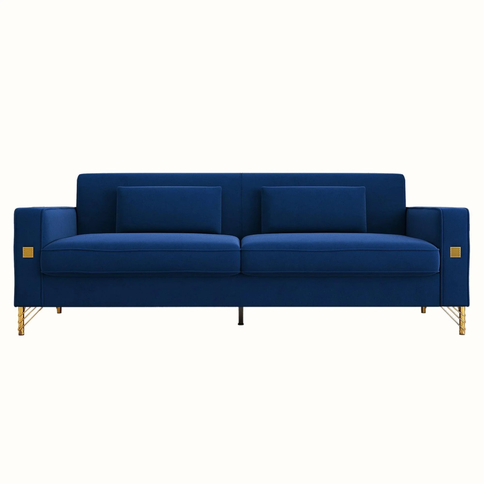 Modern Loveseat Sofa with Pillows - ParrotUncle