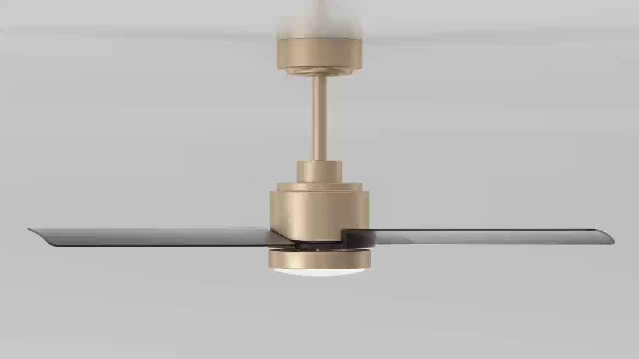 Ventilador de techo moderno Vaczon de 42 pulgadas y 3 aspas con control remoto y luz LED