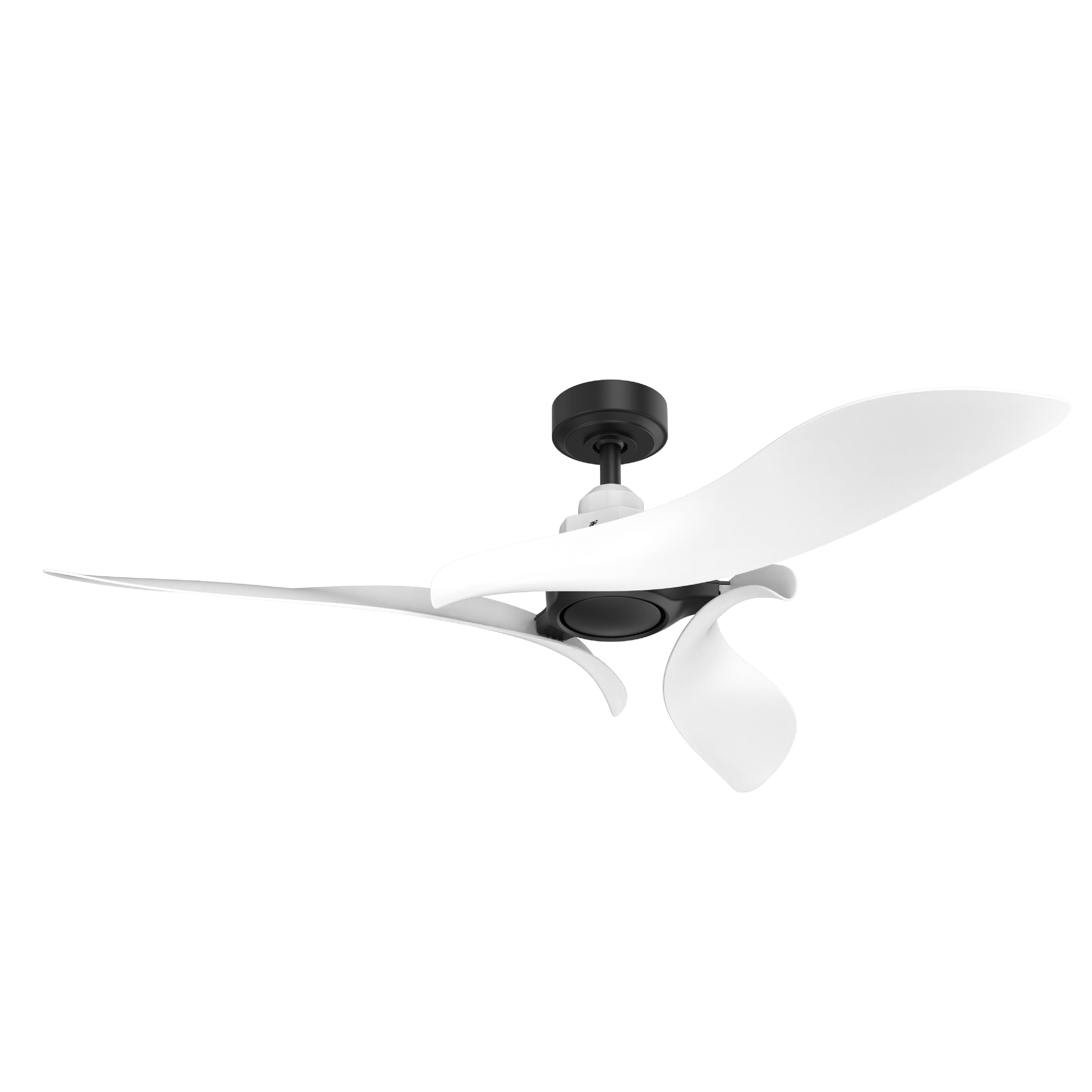 Ventilador de techo negro de 54