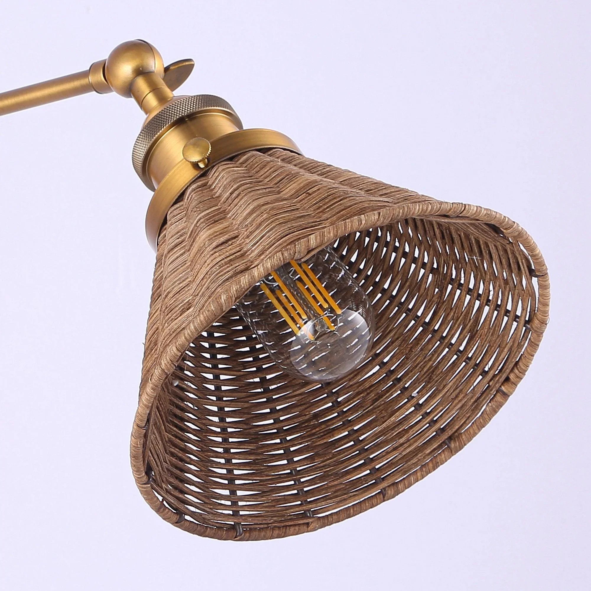 Traditional 1-Light Golden Wall Light - ParrotUncle