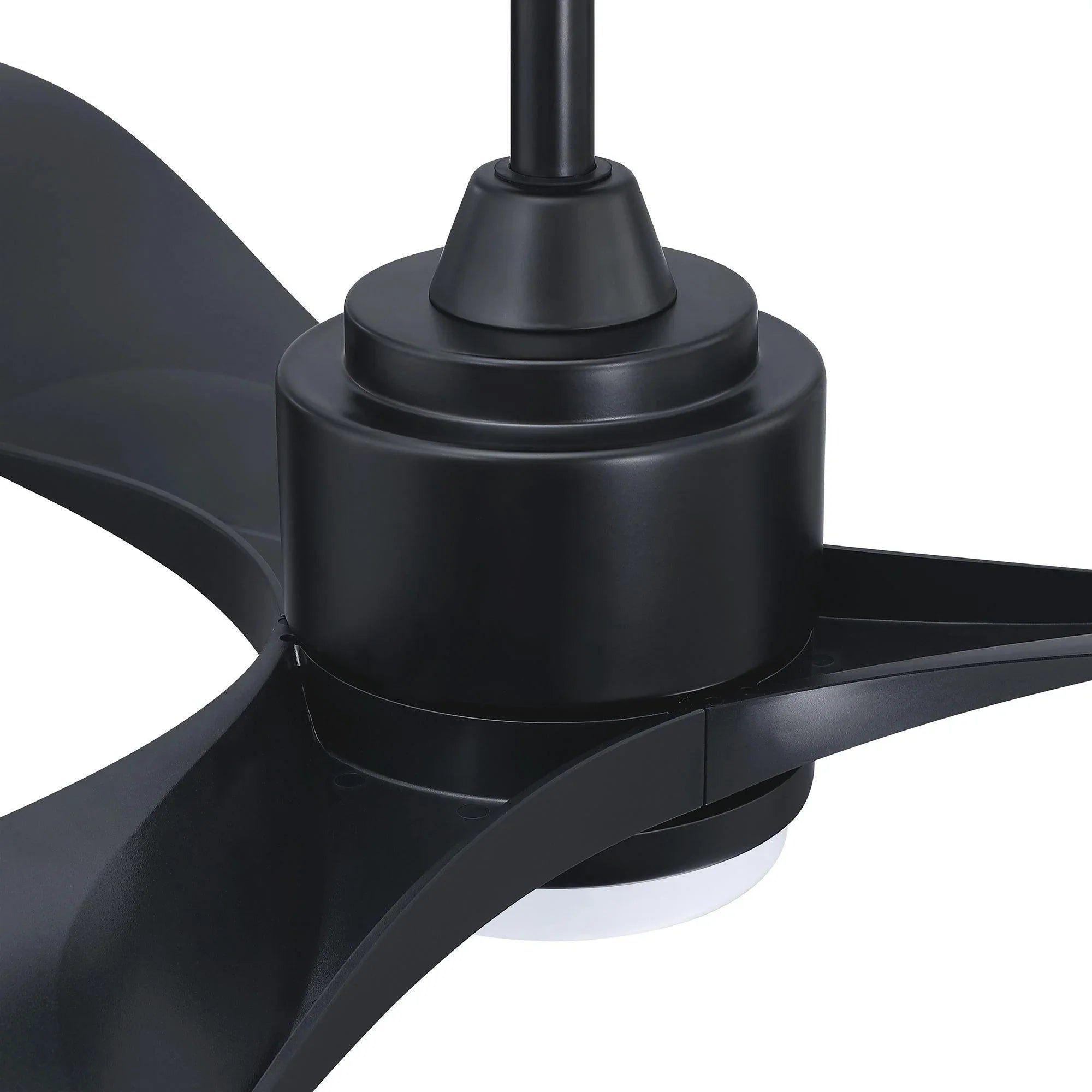 66" Misael Propeller Modern DC Motor Downrod Mount Reversible Ceiling Fan with LED Lighting and Remote Control - ParrotUncle